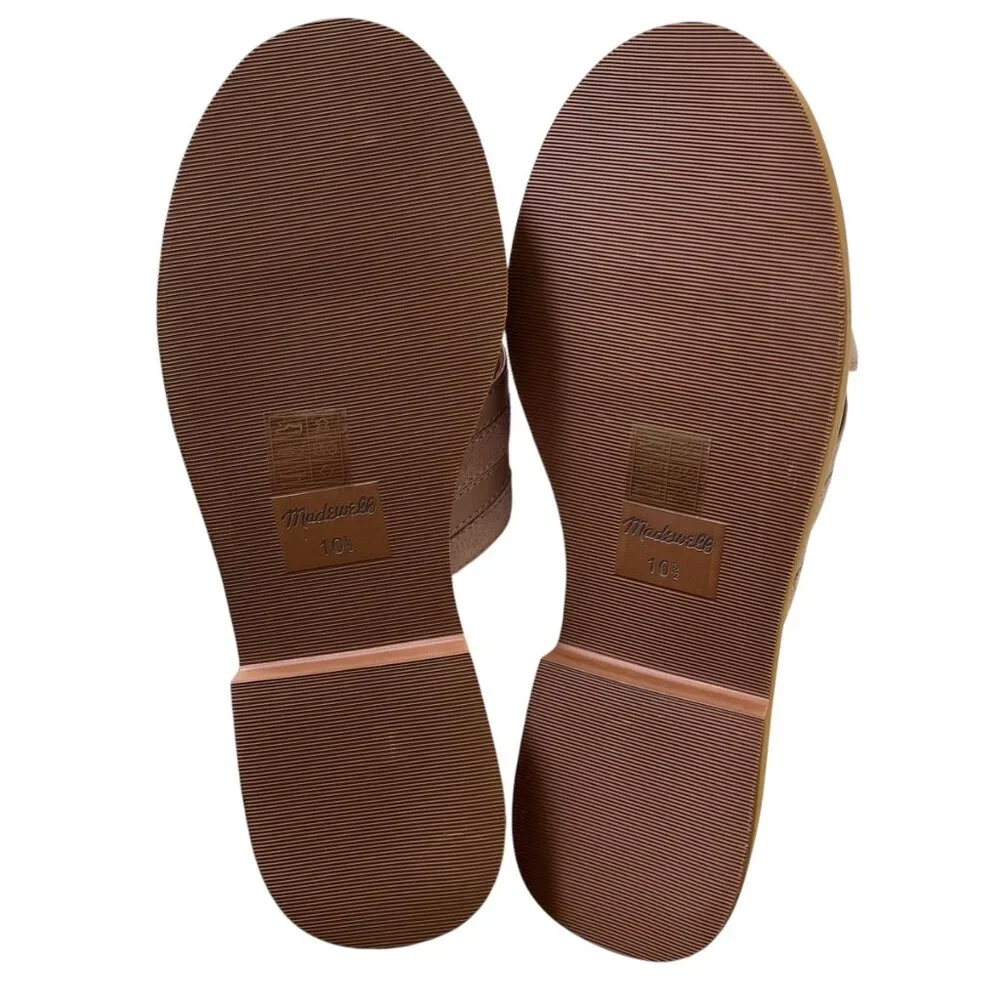 Madewell Leather Sandals NWT $110 Alina Platform Smooth 1 3/4" Heel Summer 10.5 - Picture 5 of 6